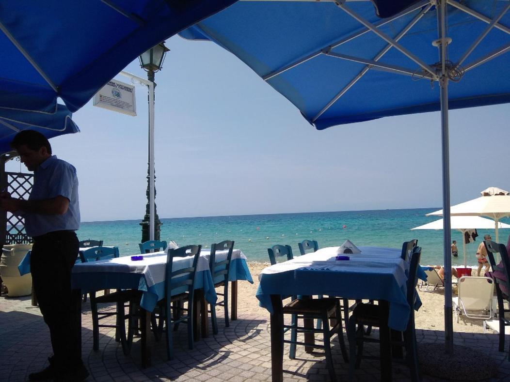 Vila By The Sea With Great View Siviri Exteriér fotografie